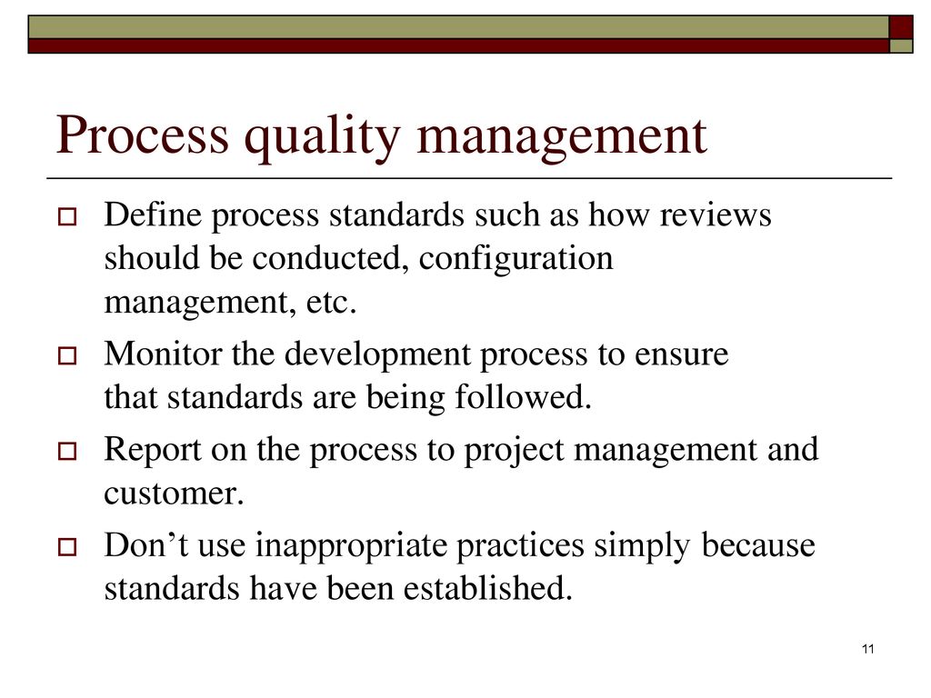 Chapter 13 Quality Management - ppt download