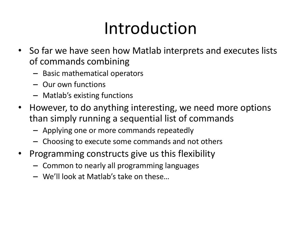 Matlab tutorial course - ppt download