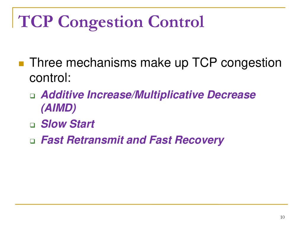 Chapter 6 tcp congestion control ppt download