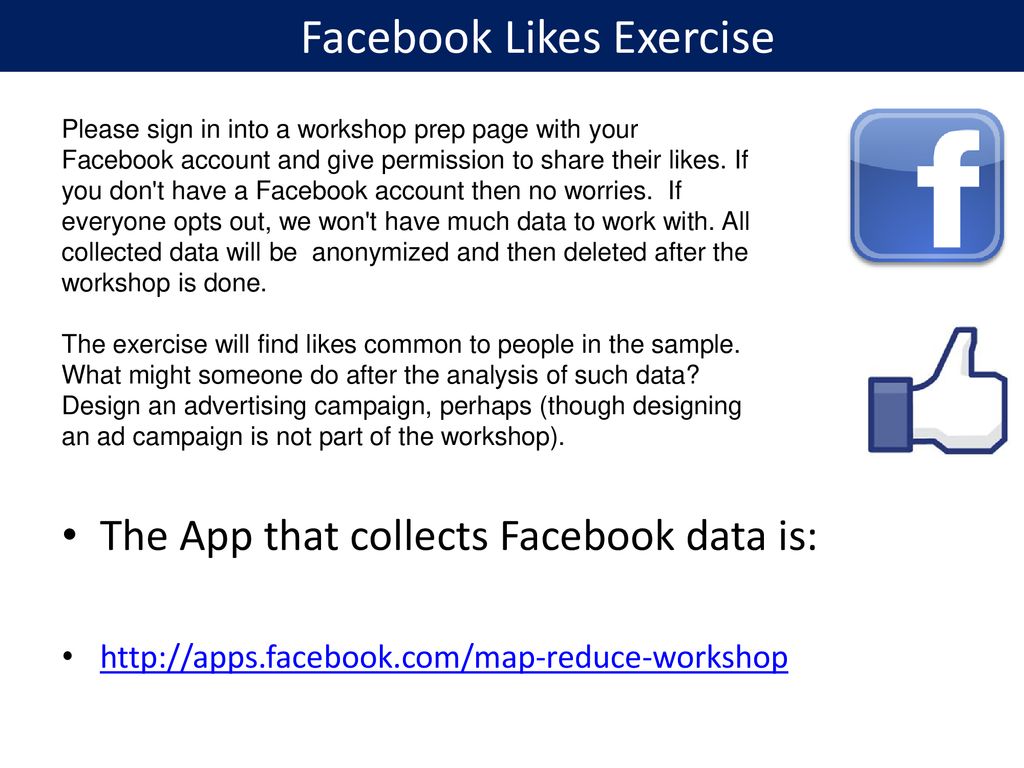 Facebook Likes Exercise