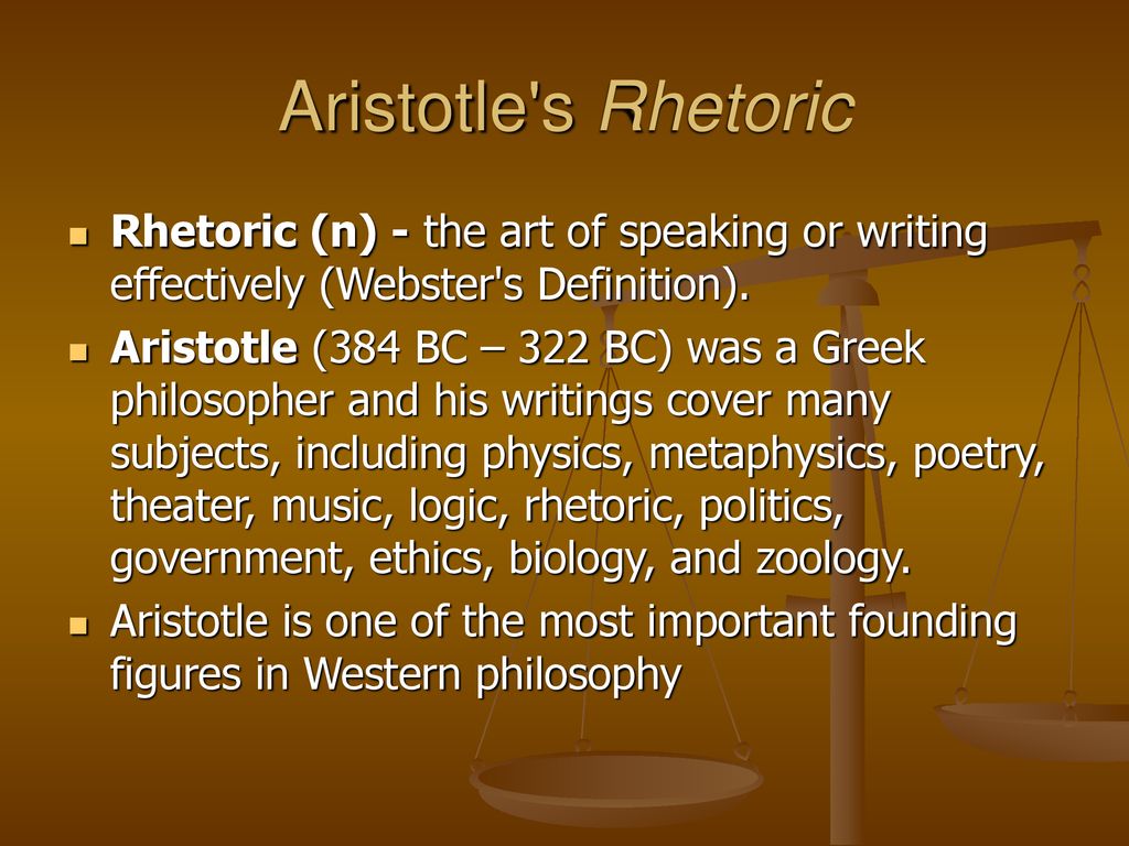 The Art Of Persuasion Aristotle S Eros Pathos And Logos Ppt Download