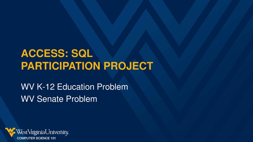 Access: SQL Participation Project - ppt download