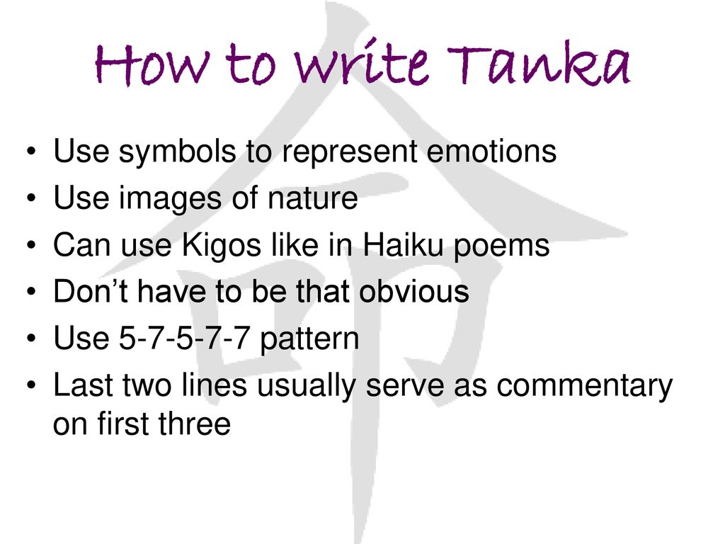Haiku and Tanka Poetry. - ppt download