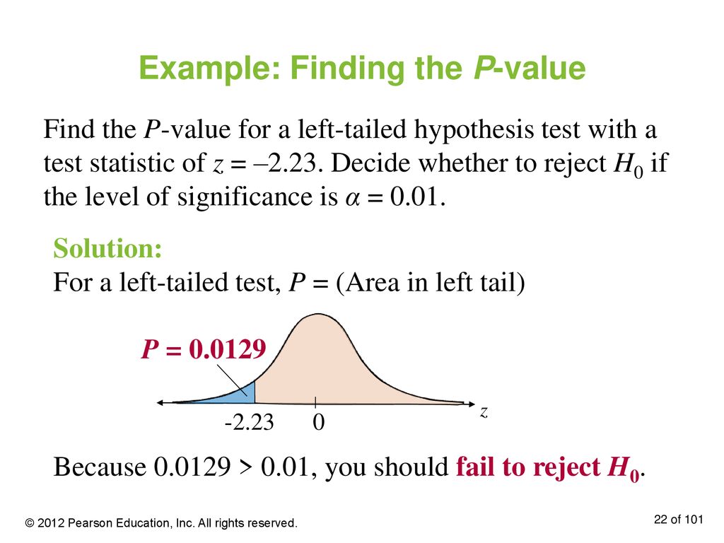 P-values P-value (or probability value) - ppt download