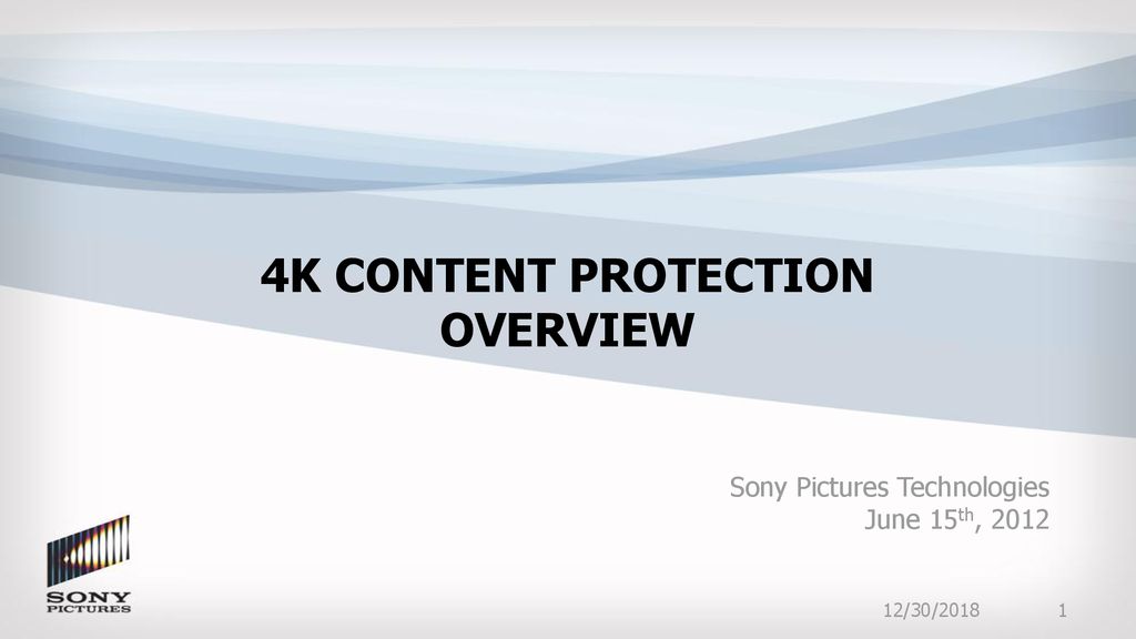 4K Content protection overview
