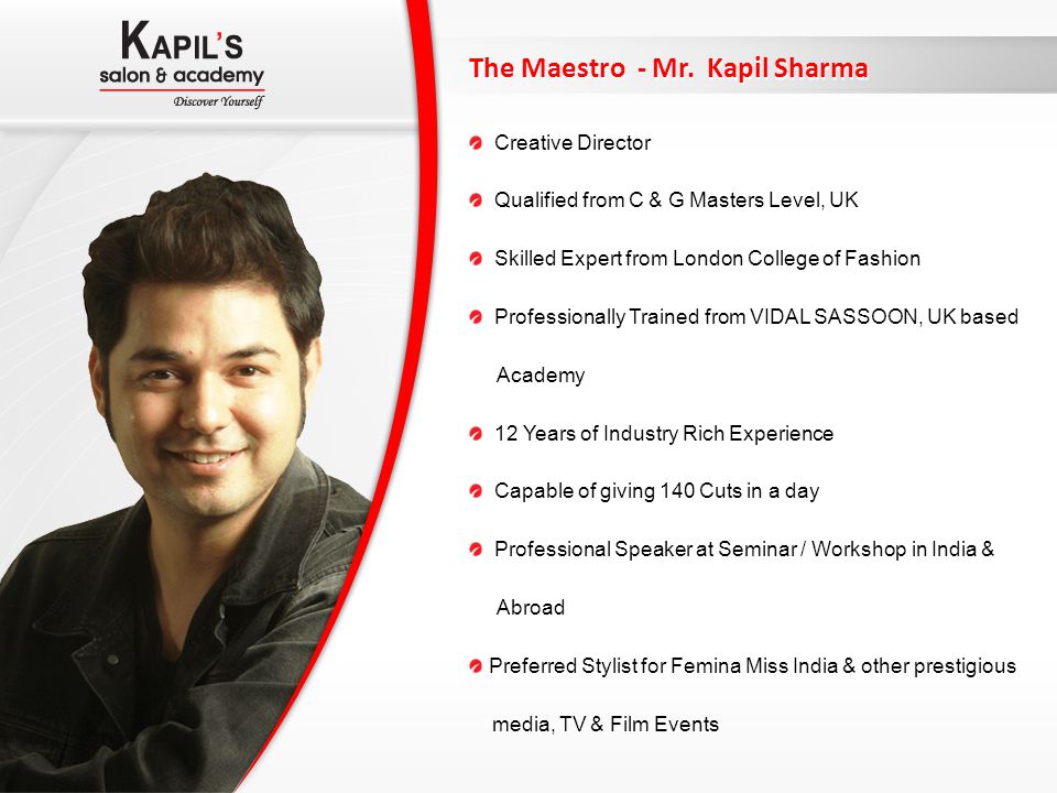 The Maestro - Mr. Kapil Sharma