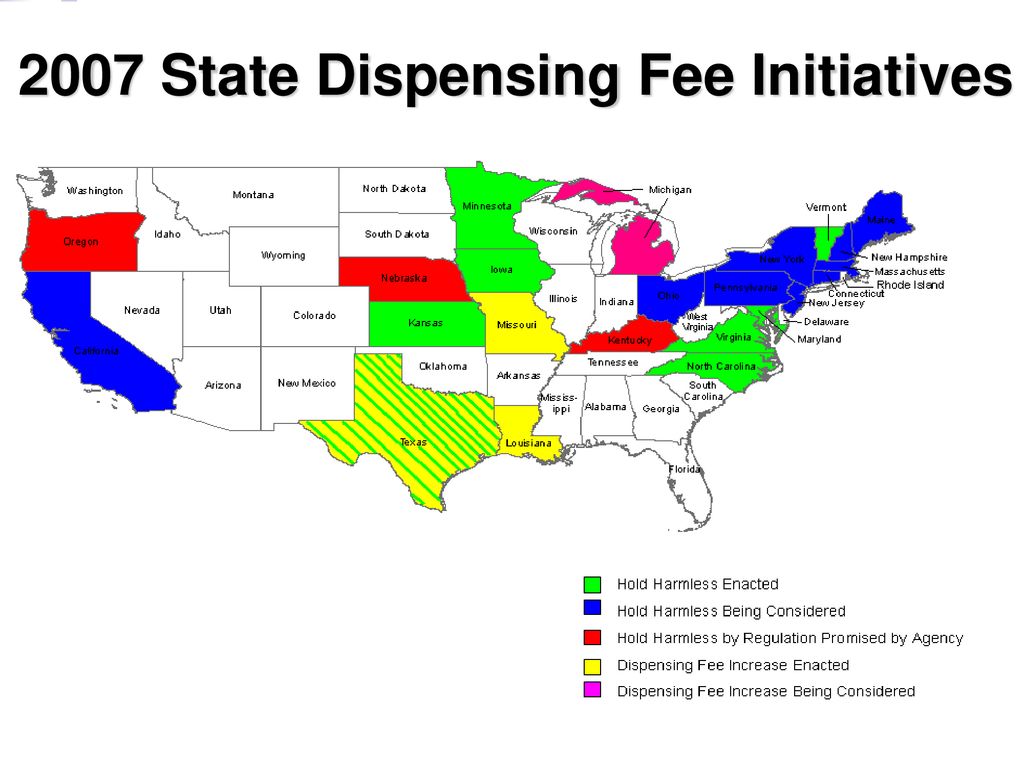 2007 State Dispensing Fee Initiatives