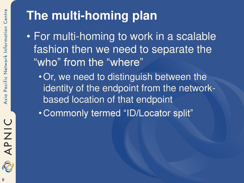 An update on multihoming in ipv6 report on ietf activity ppt download