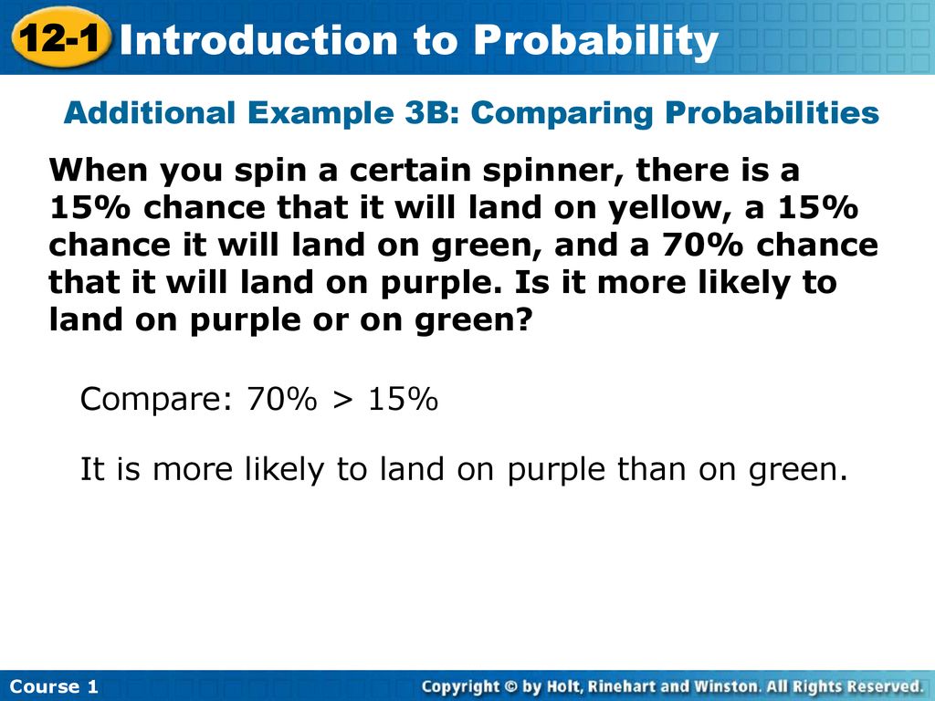 Introduction to Probability Insert Lesson Title Here