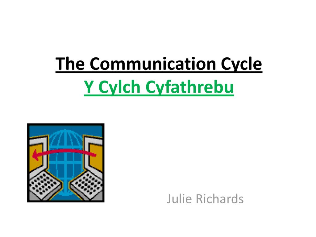 The Communication Cycle Y Cylch Cyfathrebu