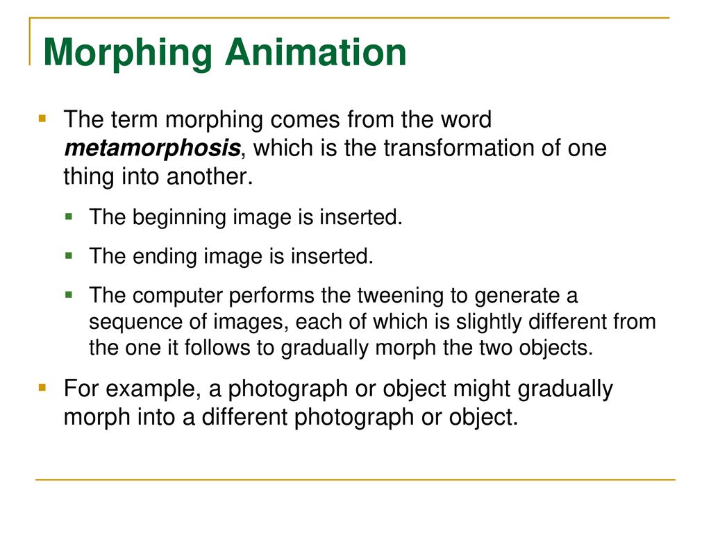 3.02 Explain basic motion graphic programming. ppt download