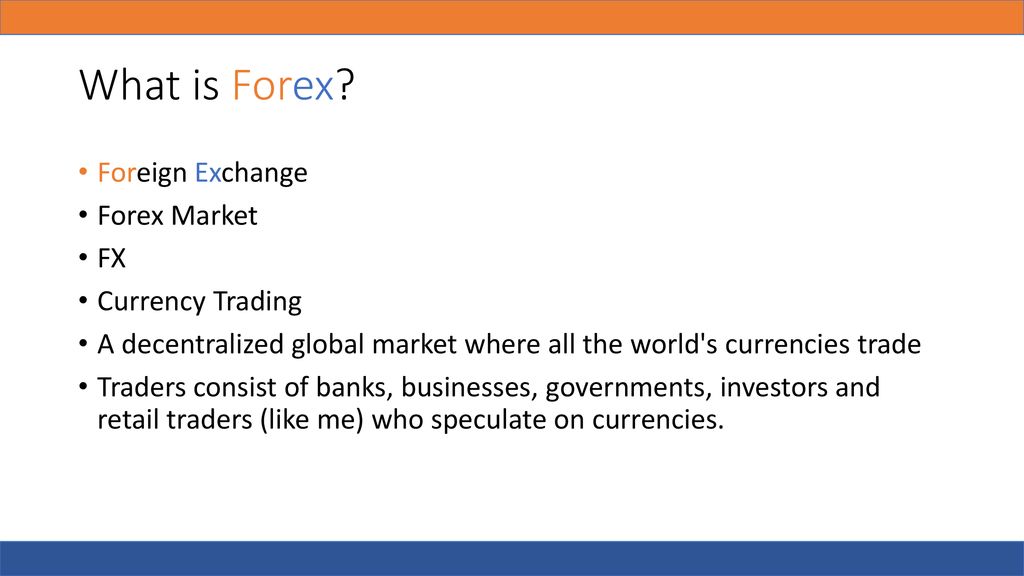 Presentation for a forex investor forex time fxtm indonesia earthquake