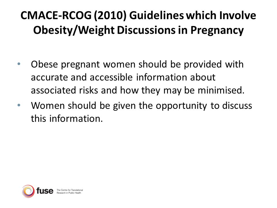Discussing Maternal Obesity Ppt Download