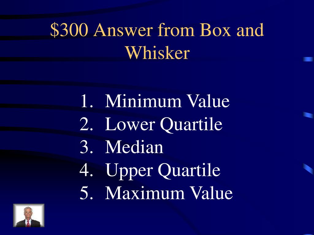 $300 Answer from Box and Whisker