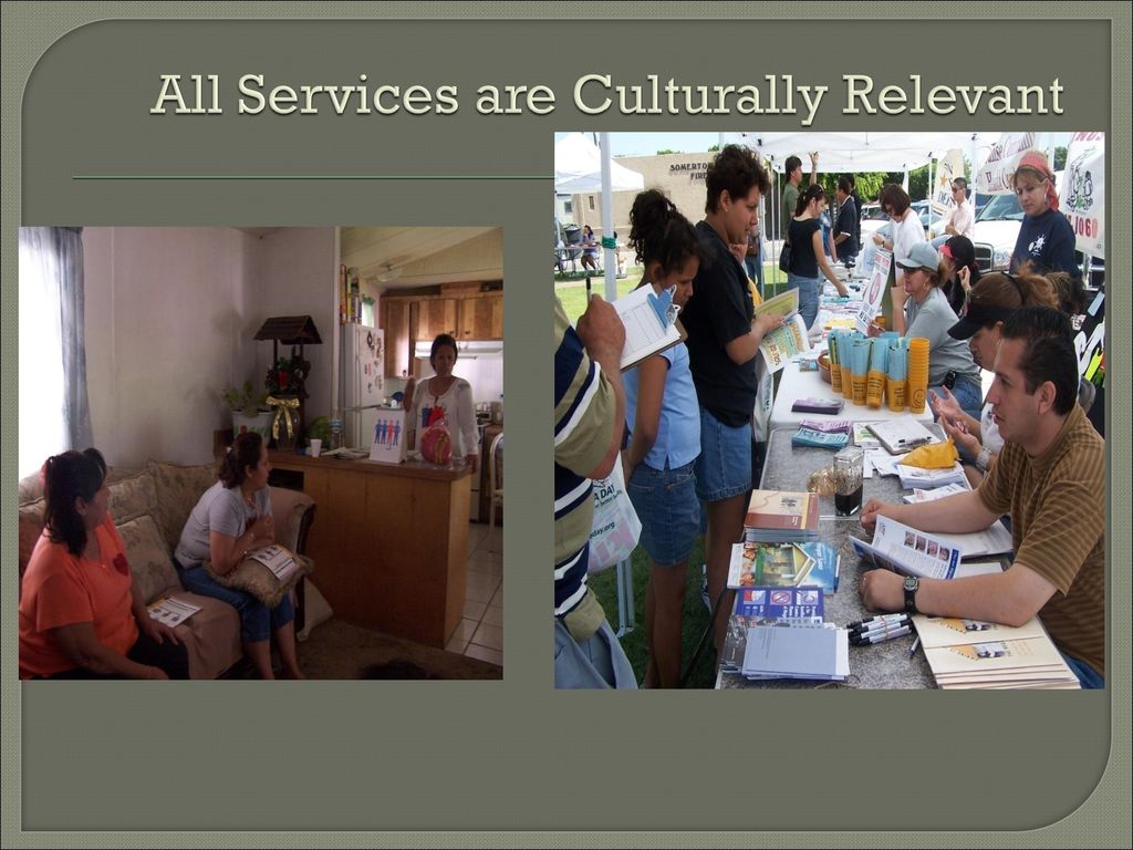 All Services are Culturally Relevant