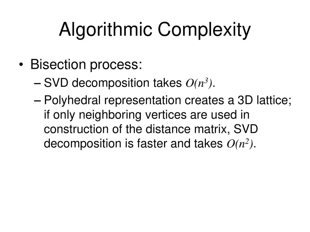 Algorithmic Complexity