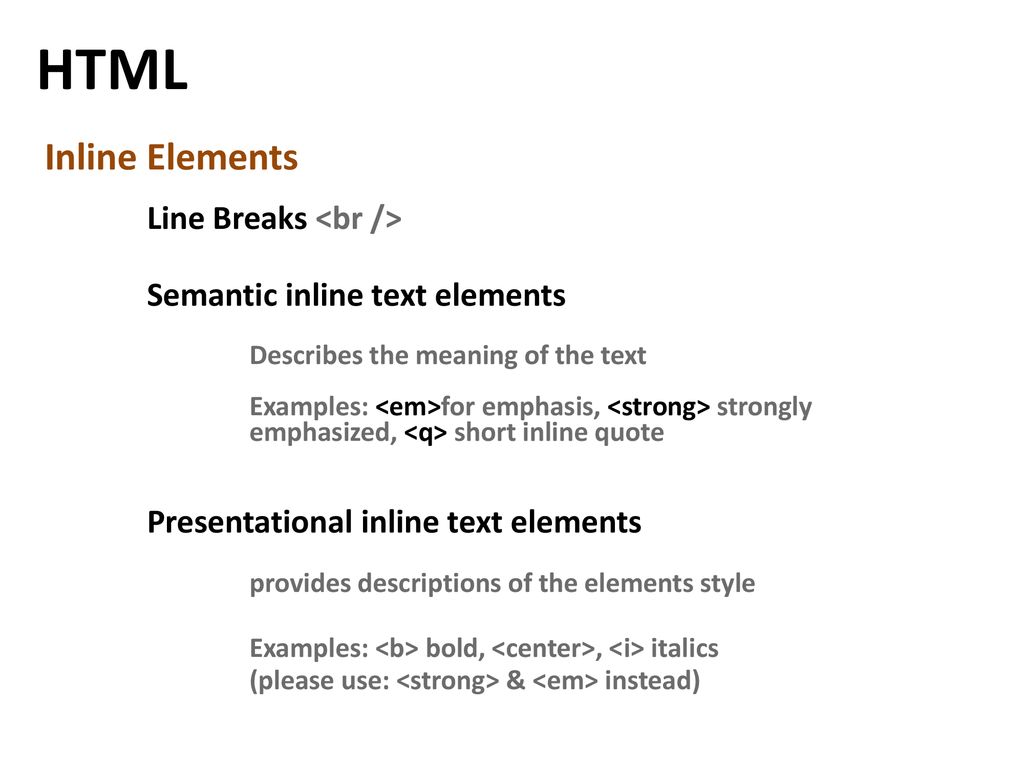 Html Introduction To The Code Ppt Download