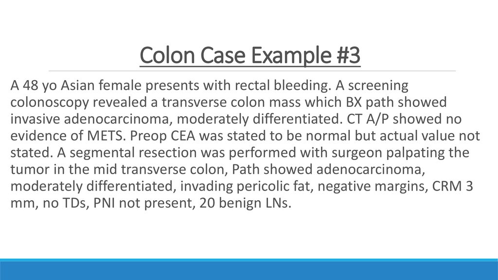 Colon Case Example #3