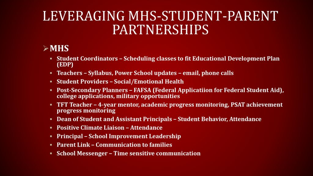 MAKING MHS WHAT YOU WOULD LIKE IT TO BE! ppt download