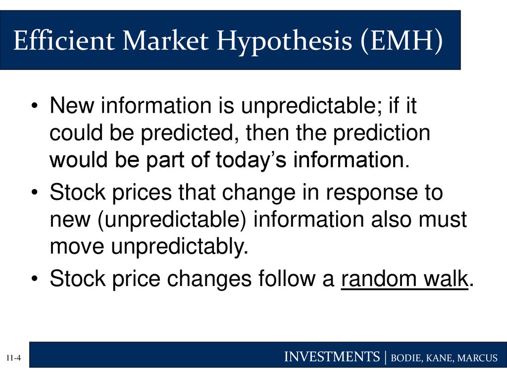 efficient market hypothesis definition easy