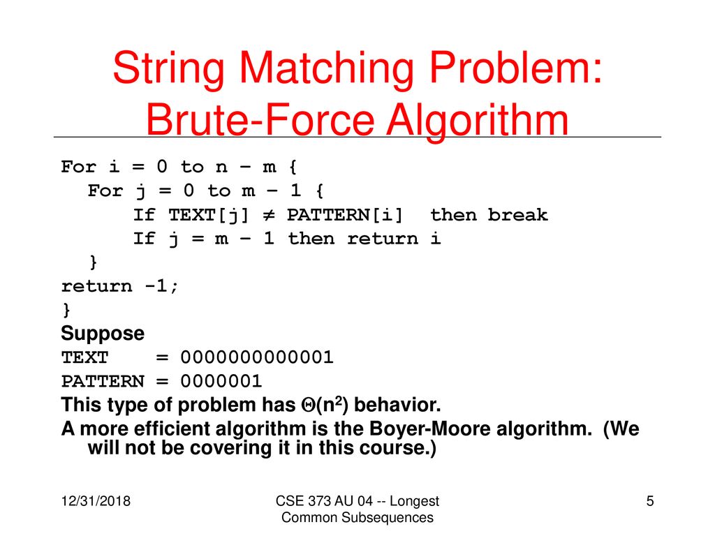 The longest common subsequence problem ppt download