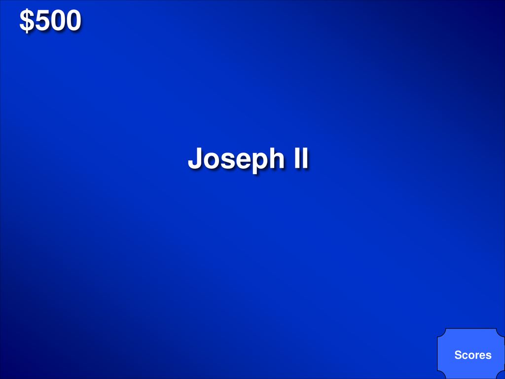 $500 Joseph II Scores