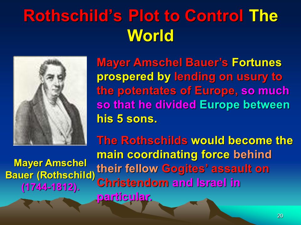 The Rise of The House Rothschild & The Armenian Holocaust - ppt download