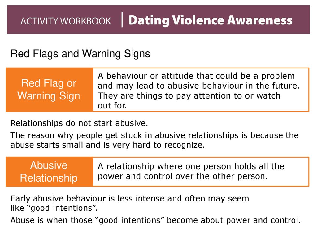 Signs controlling a personality of warning 5 Early