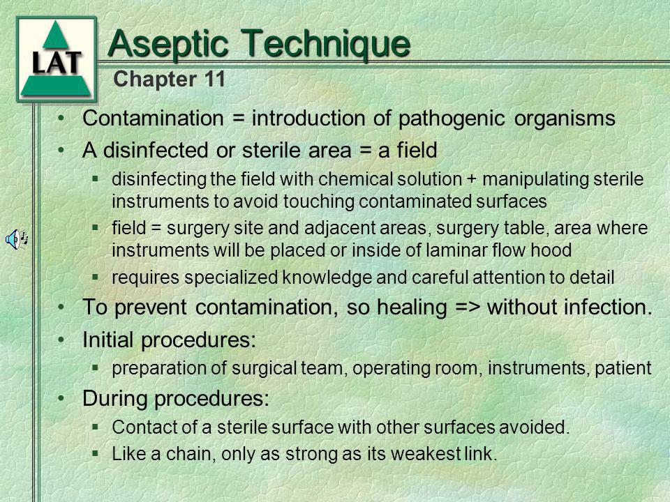 Aseptic Technique, Surgical Support and Anesthesia - ppt download
