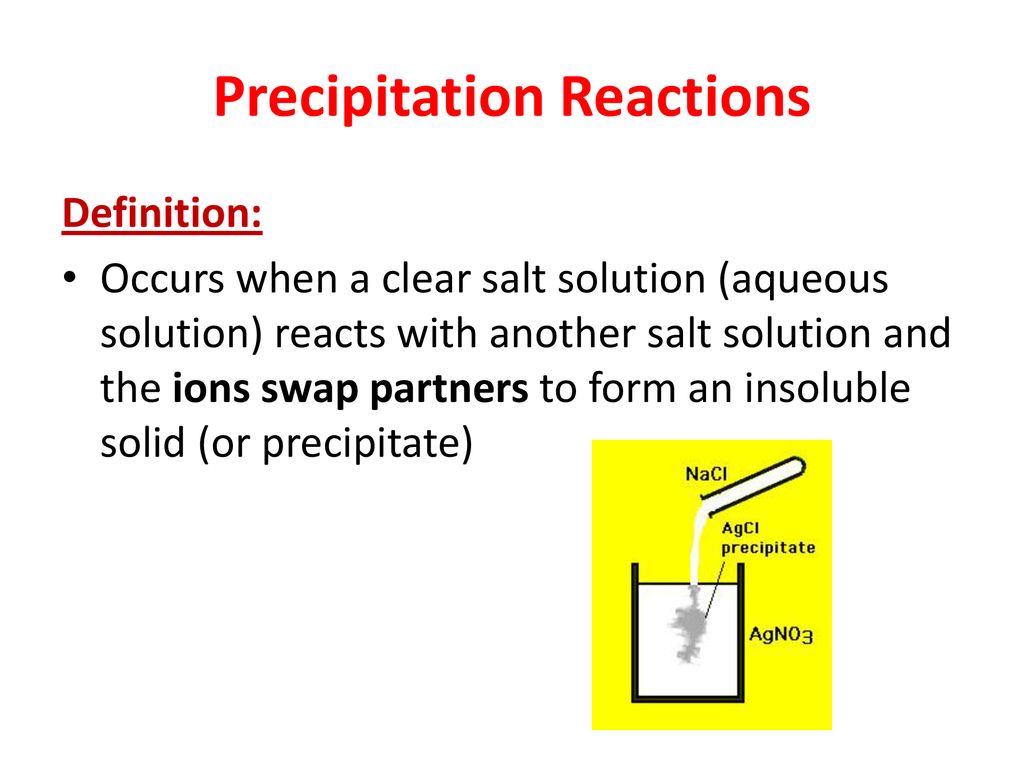 TYPES OF CHEMICAL REACTIONS - ppt download