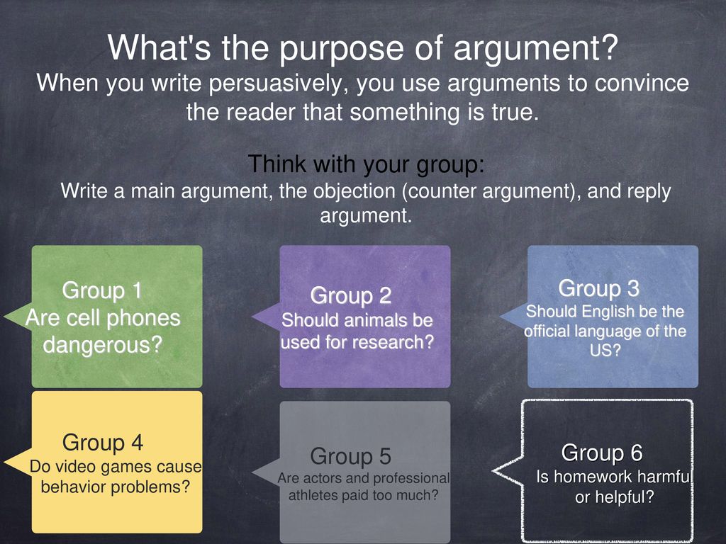 Argumentative Writing - ppt download