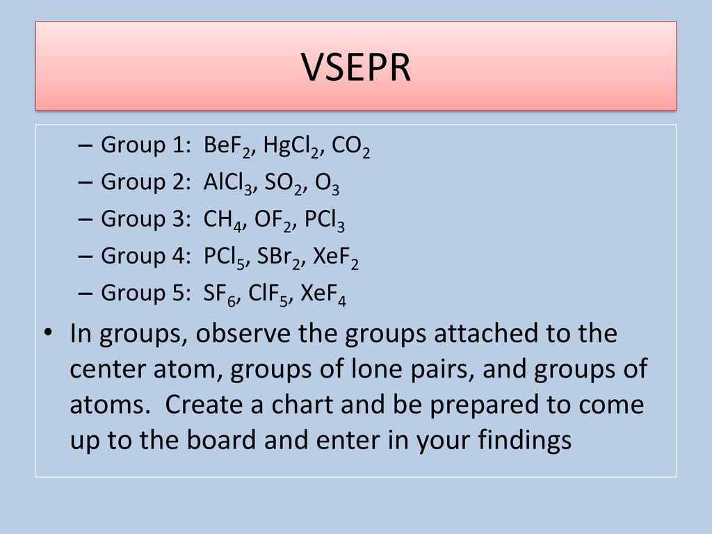 Vsepr Theory Lesson Six Ppt Download