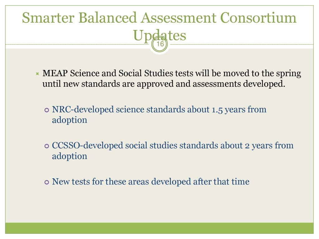 9-12 Smarter Balanced Assessment Update - Ppt Download