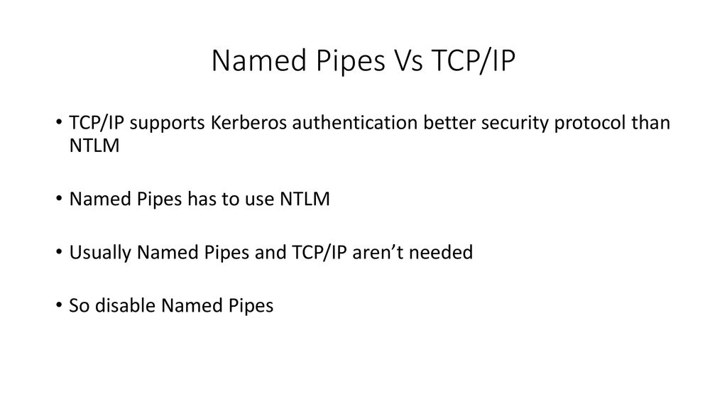 Limiting sql server exposure ppt download