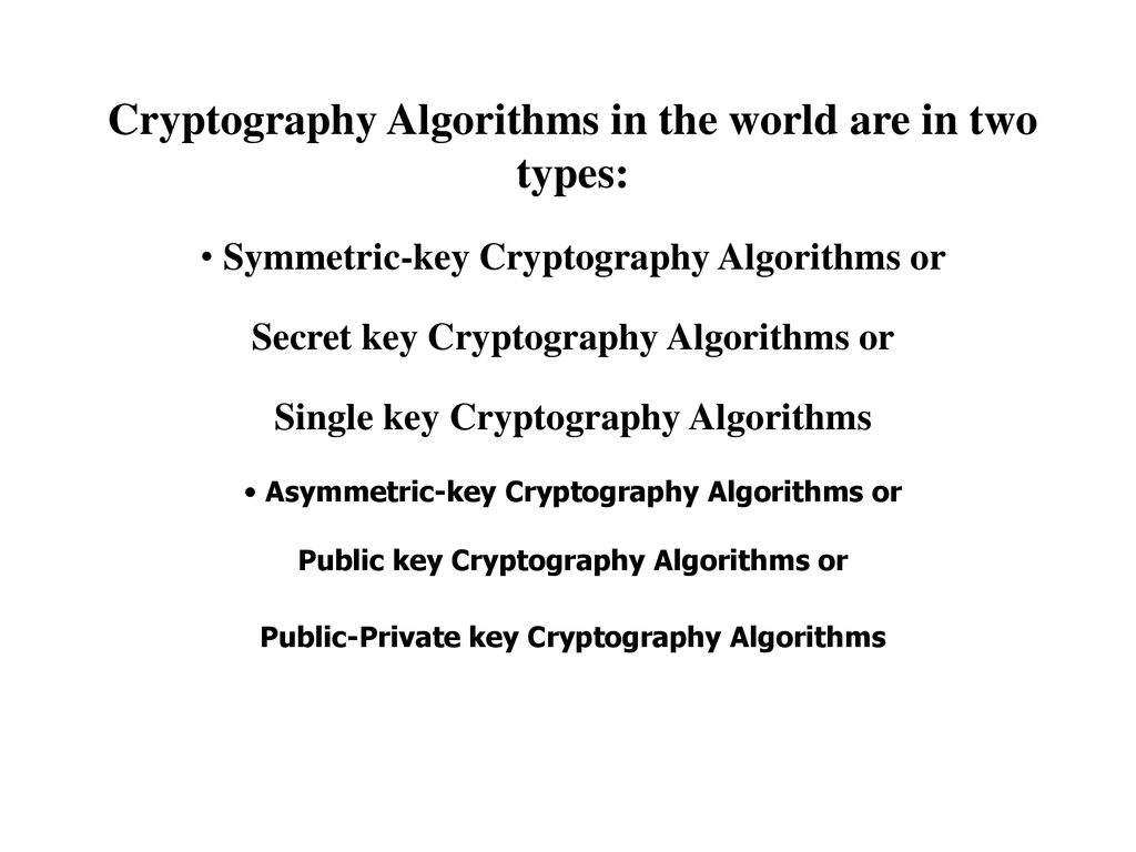 Cryptography and Network Security - ppt download