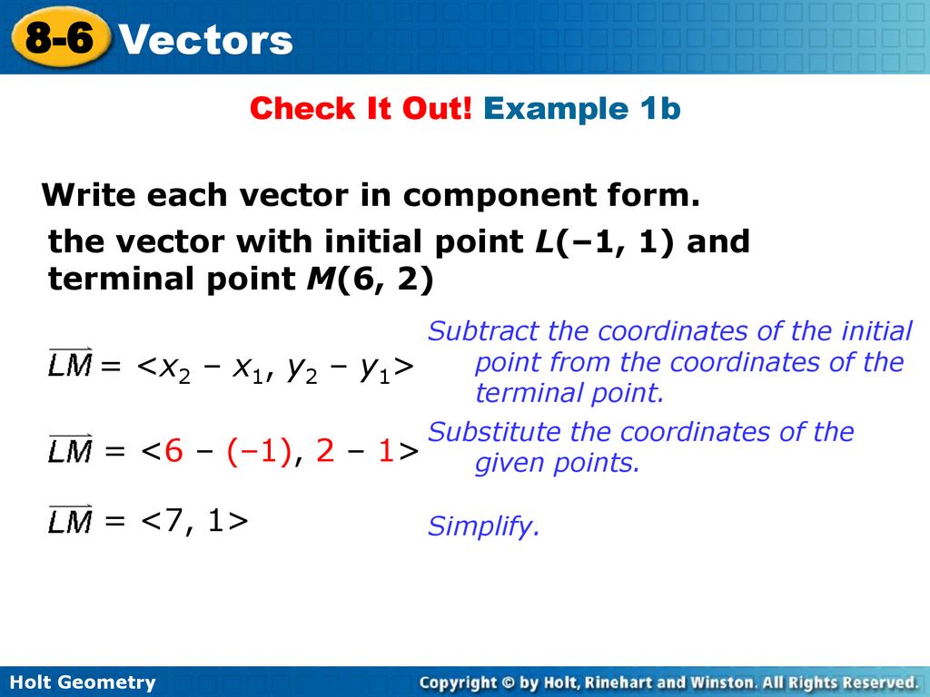 Objectives Find the magnitude and direction of a vector. - ppt