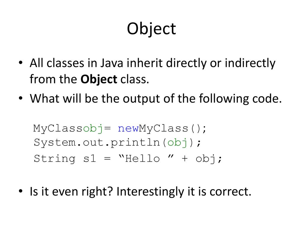 Session 4: More on Polymorphism, Array and Exception Handling. - ppt ...