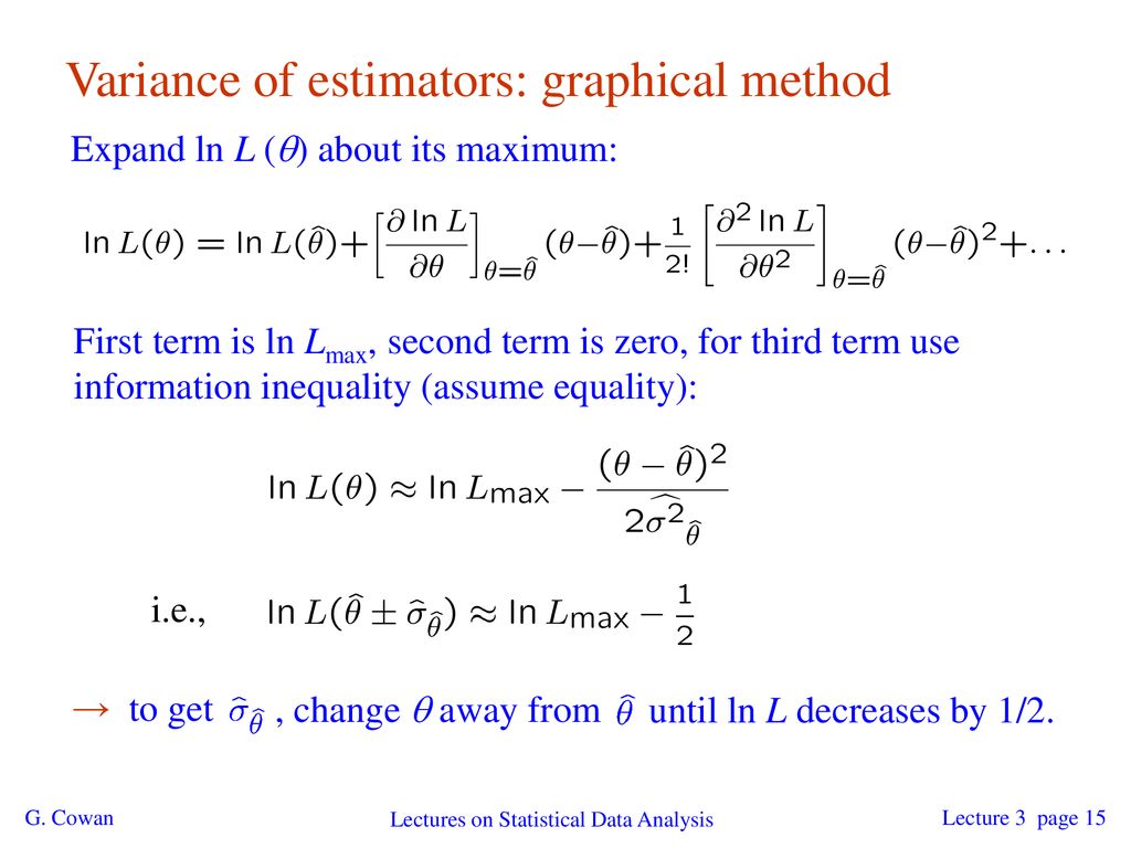 Lecture 3 1 Probability Definition Bayes Theorem Probability Densities And Their Properties Catalogue Of Pdfs Monte Carlo 2 Statistical Tests General Ppt Download