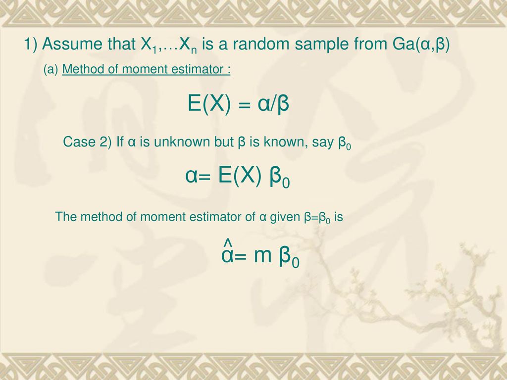 Stat Lab 6 Parameter Estimation Ppt Download
