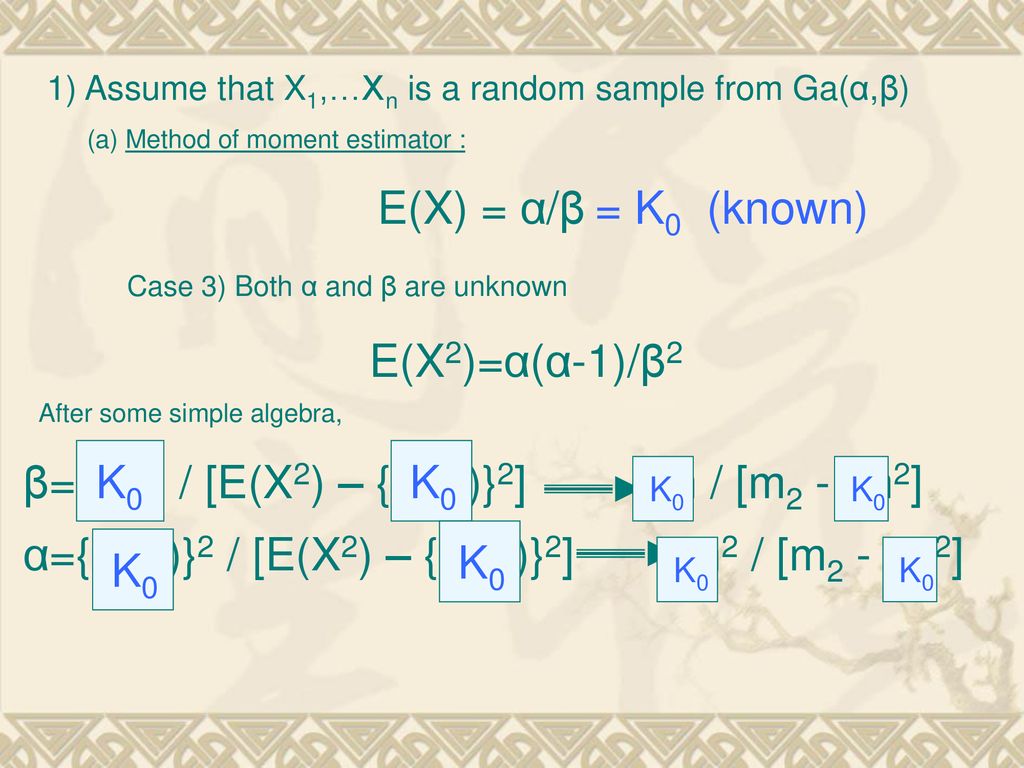 Stat Lab 6 Parameter Estimation Ppt Download