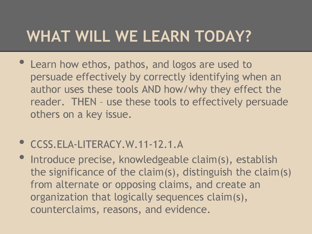 appeal to ethics/authority appeal to emotion appeal to logic ppt download