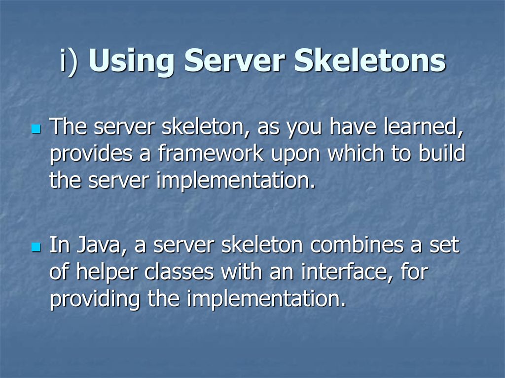 Building a CORBA Server - ppt download