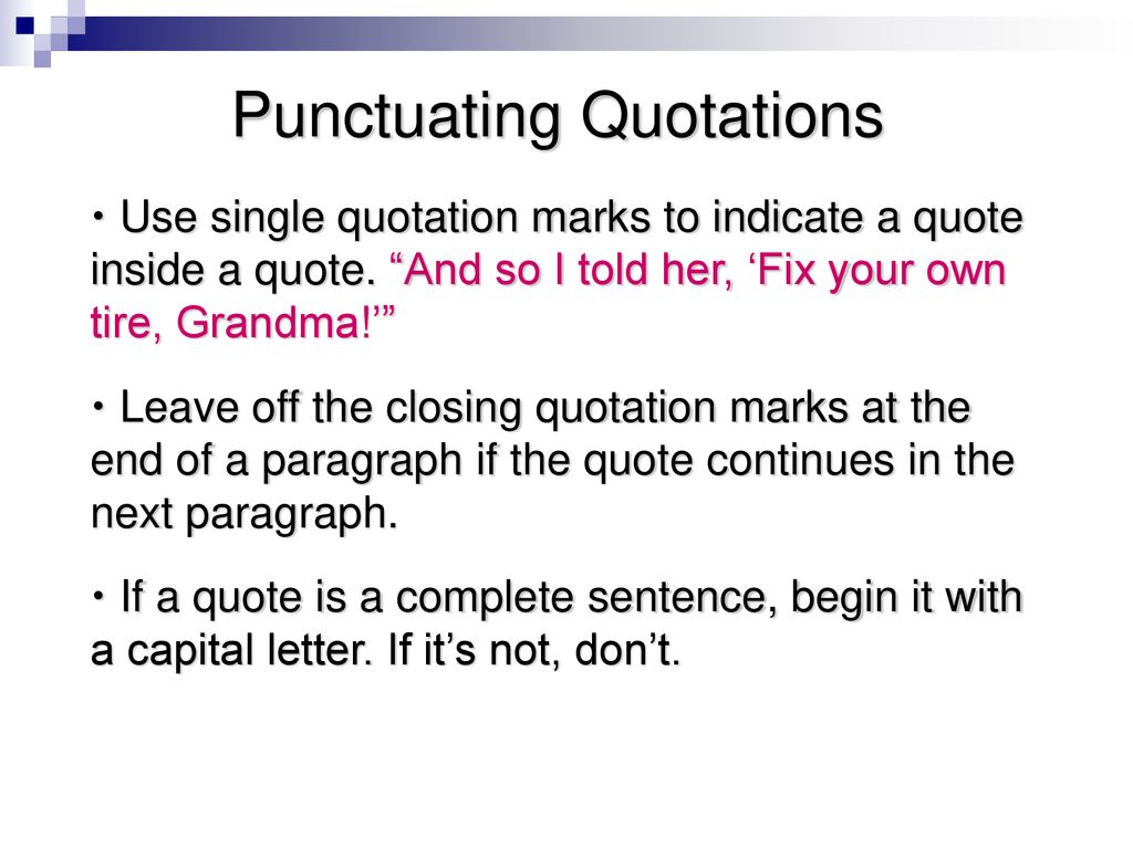 Using quotations properly - ppt download