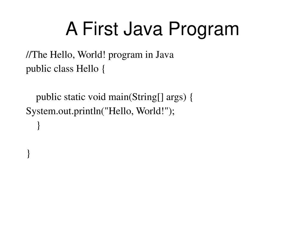 Java Intro. - ppt download