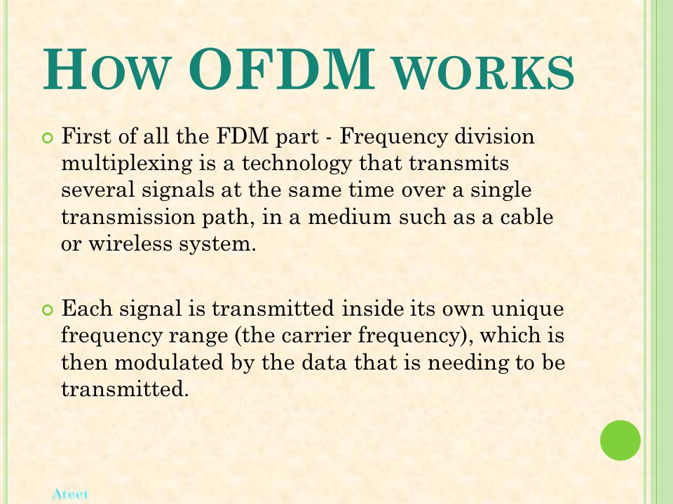 How OFDM works