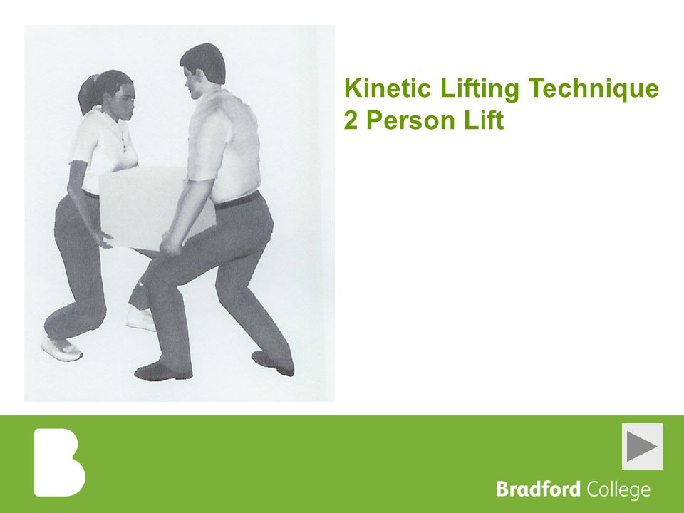 Kinetic Lifting Technique 2 Person Lift
