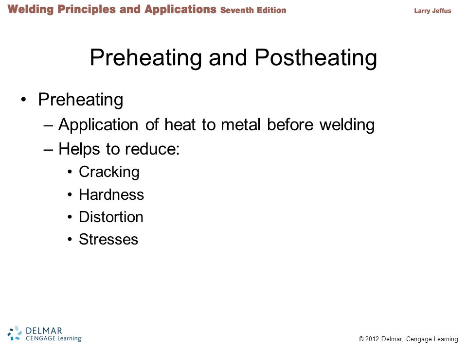 Preheating and Postheating