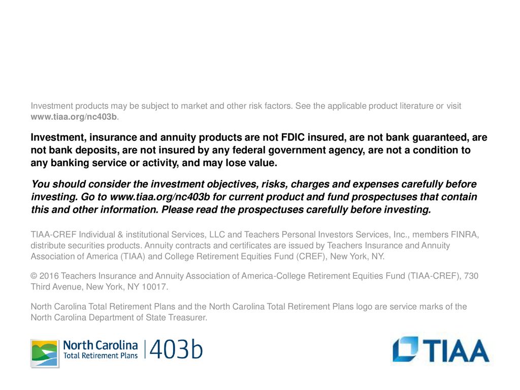 NC Total Retirement Plans ppt download