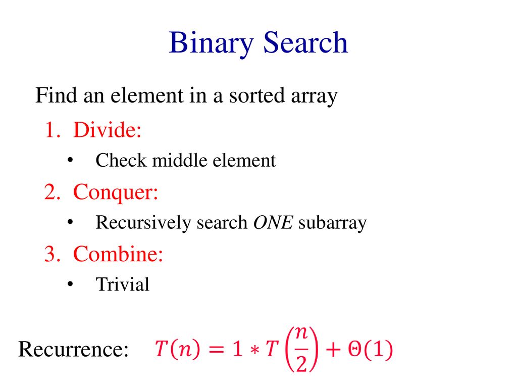 Divide-And-Conquer-And-Combine - ppt download
