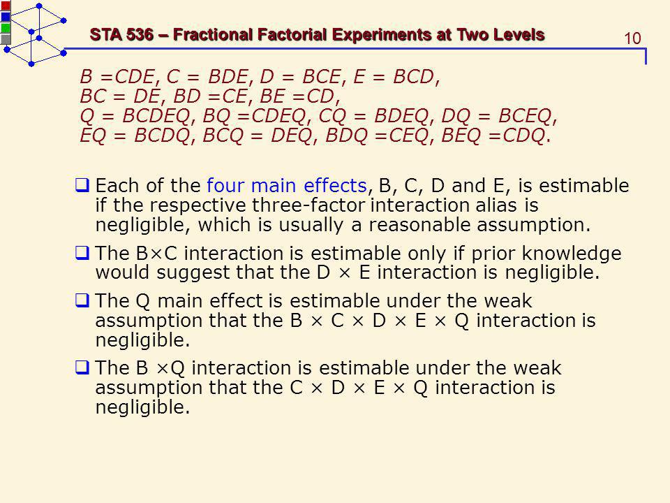 Effect Aliasing Resolution Minimum Aberration Criteria Analysis Ppt Download